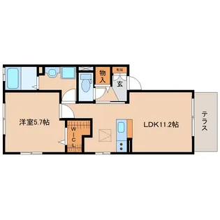 リビングタウン新大宮A棟【1階】の間取り