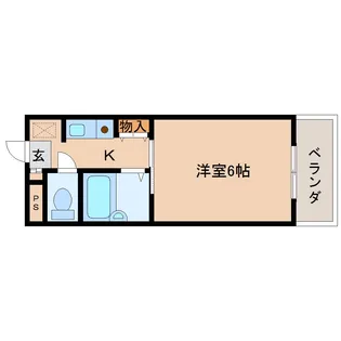 新大宮シティ・パル【5階】の間取り