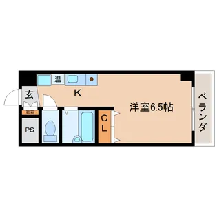 リバーサイド王寺【5階】の間取り