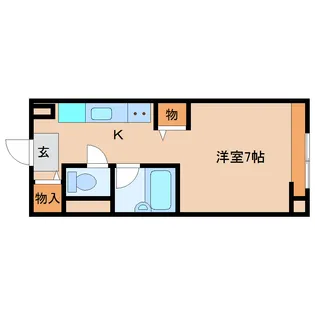 アスカ21大和小泉【2階】の間取り