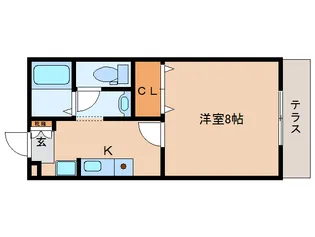 ピノヴェルデ【1階】の間取り