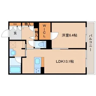 シャーメゾン ヴィラ学園前【3階】の間取り