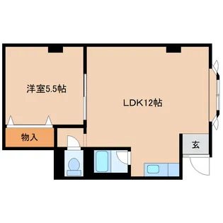 アートハウスなら【1階】の間取り