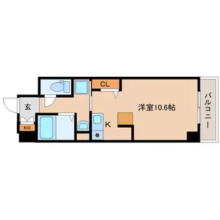 フレアコート奈良【8階】の間取り