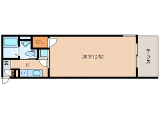 COZY奈良公園【1階】の間取り