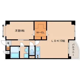 エスパイン大宮【5階】の間取り