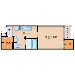 ベルオーブⅢ【3階】の間取り
