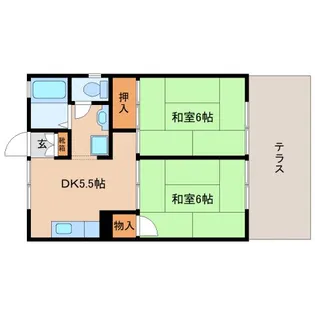 ヒルズ幸和【1階】の間取り