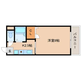 リバーパーク新大宮【2階】の間取り