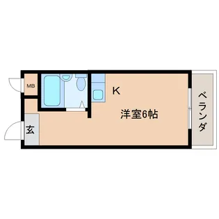 サンハイツ新大宮A棟【3階】の間取り