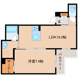 クオリスタ奈良【3階】の間取り