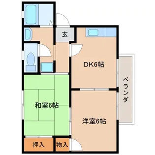プレミール深田【2階】の間取り