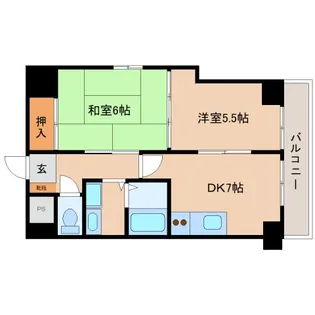 ウェルフェア奈良【2階】の間取り