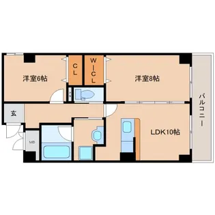 アルペンローゼ【4階】の間取り
