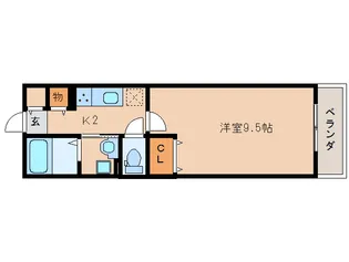 イリーデⅡ【2階】の間取り