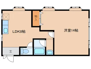 日吉丸産業ビル【2階】の間取り