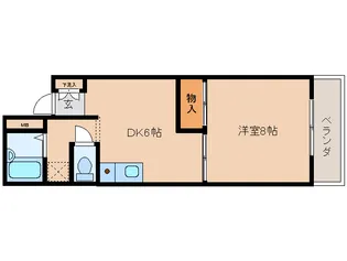 南新町ビル【5階】の間取り