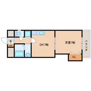 杉ヶ町ビル【6階】の間取り