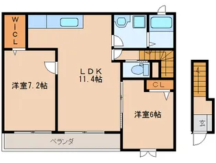 エテルノ【2階】の間取り