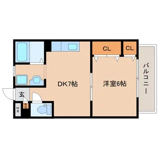 パークハイム【2階】の間取り