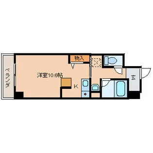 フレアコート奈良【3階】の間取り