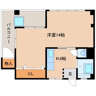 小林ビルマンション【3階】の間取り