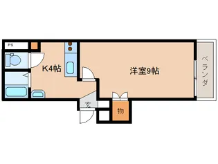 ボナール奈良新大宮【2階】の間取り