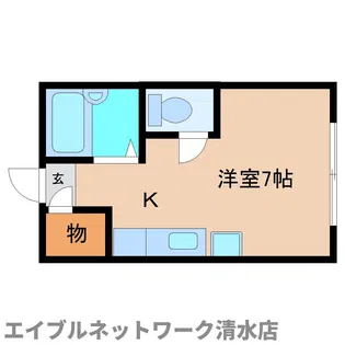 ジュネス羽衣【207号室】の間取り
