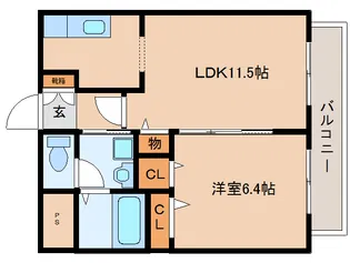 プラン・ラノⅡ【1階】の間取り