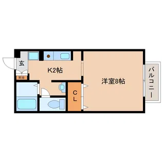 リヴェール1【2階】の間取り