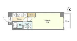 アルファコート町屋【5階】の間取り