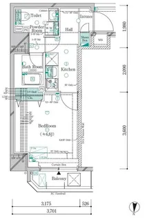 ガリシア錦糸町V【3階】の間取り