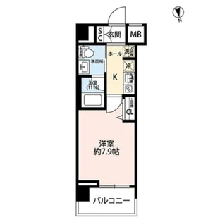 プレール・ドゥーク蔵前Ⅱ【6階】の間取り