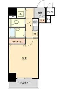 ドルチェ銀座東・壱番館【7階】の間取り