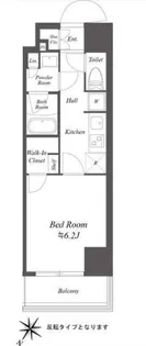 ブランシエスタ浅草千束【9階】の間取り