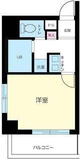 スカイコート日本橋人形町第2【1階】の間取り