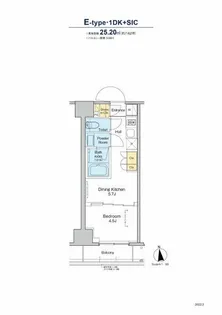 プラウドフラット浅草トレサージュ【11階】の間取り