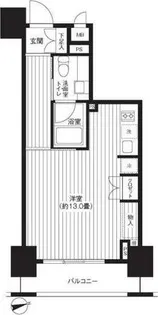 レジディア新御徒町【15階】の間取り