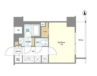 The Grand Blossom【5階】の間取り