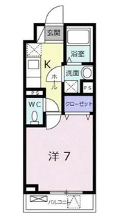 ワンリーフ【1階】の間取り