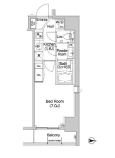コンフォリア錦糸町【6階】の間取り