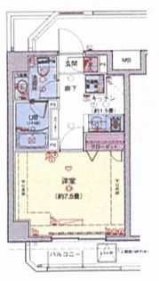 シースペース三ノ輪【3階】の間取り