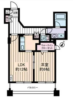 サングランパ【4階】の間取り