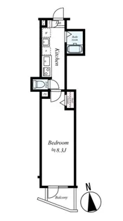 TRADIS NIPPORI.S【5階】の間取り