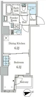 ザ・ライオンズフォーシア外神田【4階】の間取り
