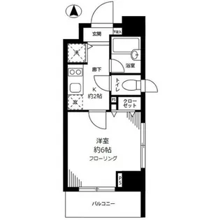 グロースメゾン亀戸【12階】の間取り