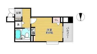 ムサシノコート浅草橋【6階】の間取り