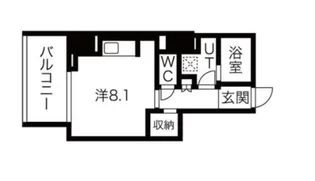 シーズンフラッツ蔵前清澄通り【3階】の間取り