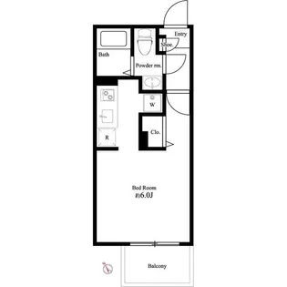 ブランシェ文京白山Ⅱ【1階】の間取り