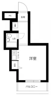 スカイコート両国【6階】の間取り